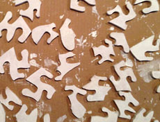 artlab: puzzle piece pendants