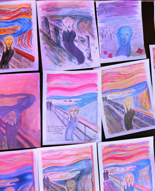 munch-the scream-celebrity eclipse