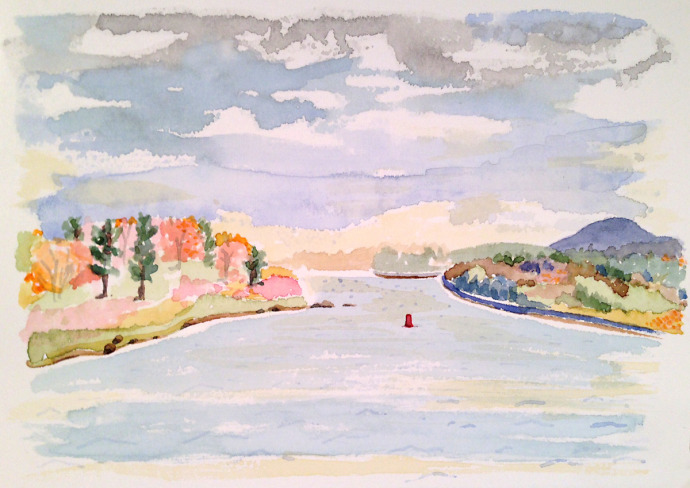 M_J_Bronstein_watercolor_Autumn_Maine