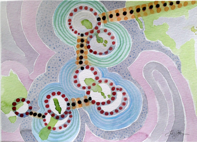 watercolor-m.j.bronstein-aboriginal-inspired