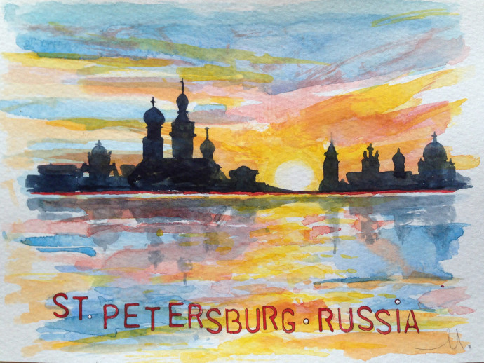 st.petersburg-bronstein-watercolor